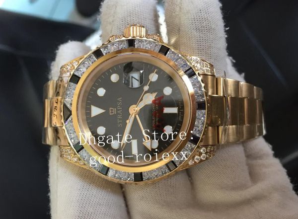luxury automatic 2813 yellow gold men's diamond dial bezel watch movement men gmt ii 116758 watches sapphire crystal saru-78208 wristwa, Slivery;brown
luxury automatic 2813 yellow gold men's diamond dial bezel watch movement men gmt ii 116758 watches sapphire crystal saru-78208 wristwa, Slivery;brown