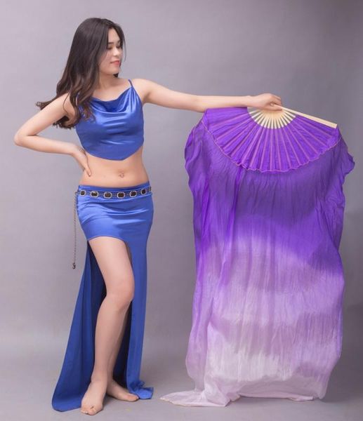 sell 100%silk women belly dancing fan veils one piece gradient color dancer practice long fan props 180cm, Black;red
sell 100%silk women belly dancing fan veils one piece gradient color dancer practice long fan props 180cm, Black;red