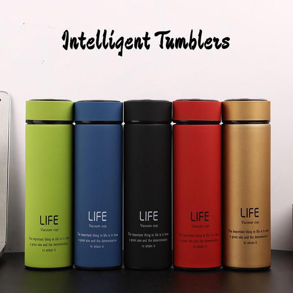 12 17oz intelligent life straight cup temperature display water bottle insulated vacum stainless steel coffee tumbler portable superior gift
12 17oz intelligent life straight cup temperature display water bottle insulated vacum stainless steel coffee tumbler portable superior gift