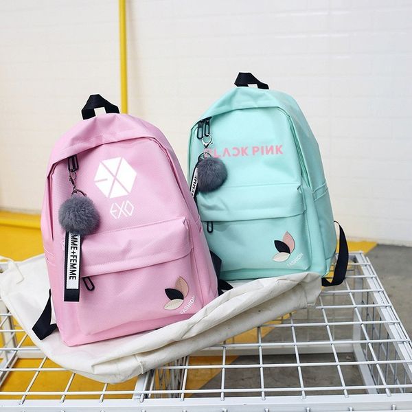 new fashion blackpink twice exo monsta x wanna one women canvas backpacks female school bag pack for teenager girls sac a dos
new fashion blackpink twice exo monsta x wanna one women canvas backpacks female school bag pack for teenager girls sac a dos
