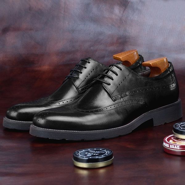 british man formal wingtip brogue shoes real genuine leather handcrafted office oxfords round toe derby men's footwear bgq196, Black
british man formal wingtip brogue shoes real genuine leather handcrafted office oxfords round toe derby men's footwear bgq196, Black