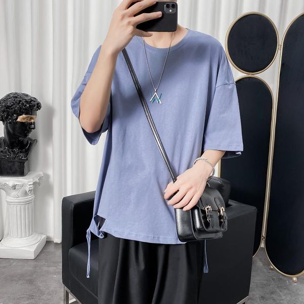 man t-shirt summer hole short-sleeved t-shirt men's loose solid color clothes fashion clothes plus size ing, White;black
man t-shirt summer hole short-sleeved t-shirt men's loose solid color clothes fashion clothes plus size ing, White;black