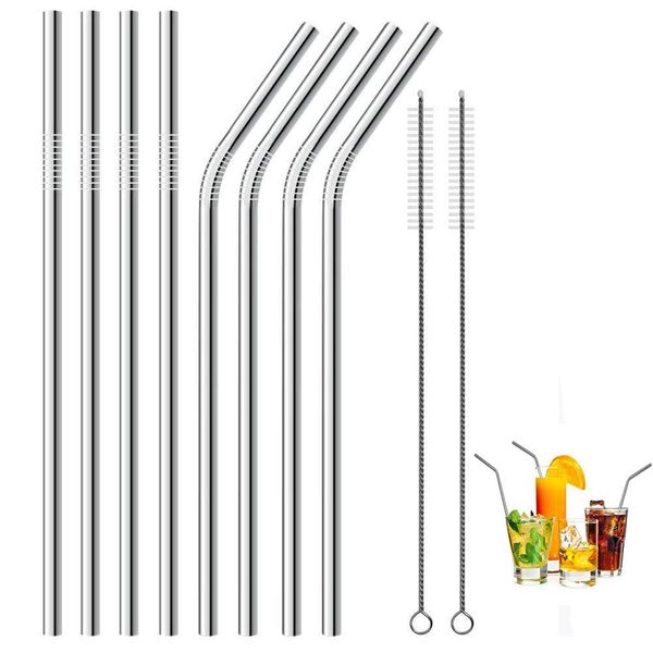 10pcs bpa metal reusable smoothie sturdy bent straight smoothie drinking straw with cleaning brushes kitchen bar supply too
10pcs bpa metal reusable smoothie sturdy bent straight smoothie drinking straw with cleaning brushes kitchen bar supply too