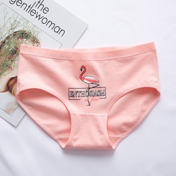sweet comfortable breathable flamingo panties women mid-waist 100% cotton bottom girl's underwear letter pattern panties, Black;pink
sweet comfortable breathable flamingo panties women mid-waist 100% cotton bottom girl's underwear letter pattern panties, Black;pink