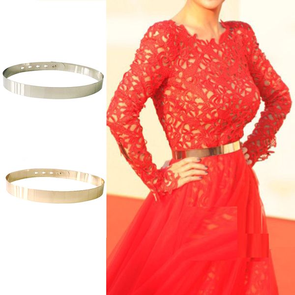 fashion women adjustable metal waist belt metallic bling gold silver color plate vintage lady simple belts, Black;brown
fashion women adjustable metal waist belt metallic bling gold silver color plate vintage lady simple belts, Black;brown