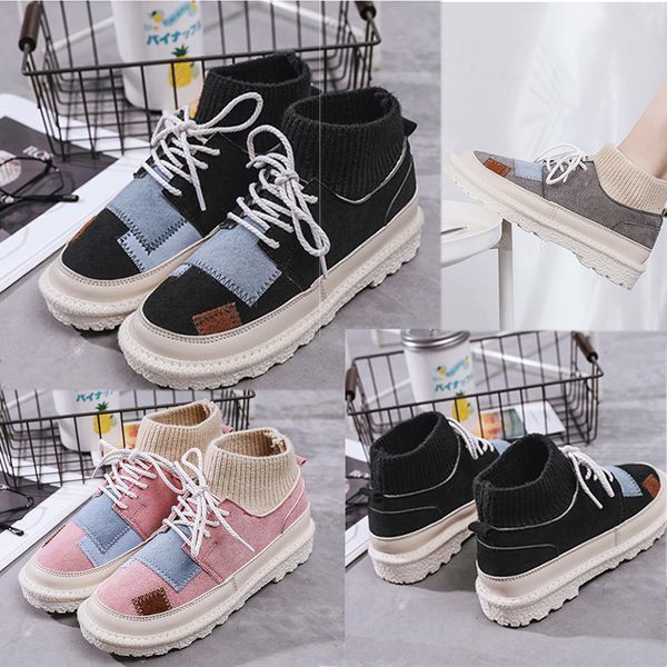 autumn and winter new women's boots korean casual students women's shoes trend thick bottom plus velvet warm martin boots women si, Black
autumn and winter new women's boots korean casual students women's shoes trend thick bottom plus velvet warm martin boots women si, Black