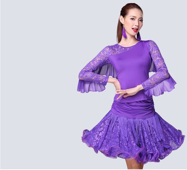 new products in 2018 lace tassel latin dance dress women + skirts cha cha/rumba/samba/tango/ballroom dance skirt, Black;red
new products in 2018 lace tassel latin dance dress women + skirts cha cha/rumba/samba/tango/ballroom dance skirt, Black;red