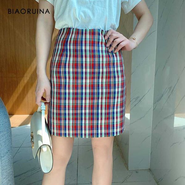 biaoruina women's plaid sweet mini skirt korean style high waist fashion back zipper summer pencil skirts new arrival, Black
biaoruina women's plaid sweet mini skirt korean style high waist fashion back zipper summer pencil skirts new arrival, Black