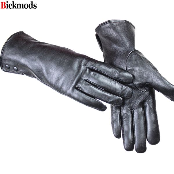 leather gloves female metal button style velvet lining warm autumn and winter sheepskin gloves cj191225, Blue;gray
leather gloves female metal button style velvet lining warm autumn and winter sheepskin gloves cj191225, Blue;gray