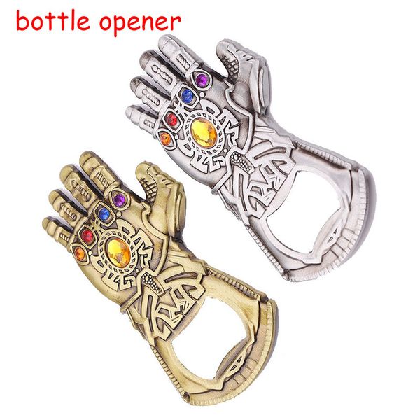 12pcs the thanos gauntlet glove beer bottle opener keychain infinity useful wine soda glass cap tool household keyring, Silver
12pcs the thanos gauntlet glove beer bottle opener keychain infinity useful wine soda glass cap tool household keyring, Silver