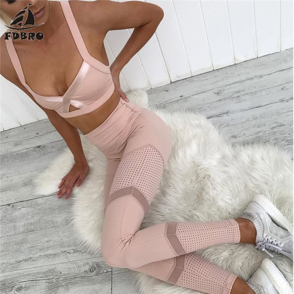 fdbro new slim sportswear gym sports bra leggings women mesh stitching clothes yoga set female fitness tracksuit pants, White;red
fdbro new slim sportswear gym sports bra leggings women mesh stitching clothes yoga set female fitness tracksuit pants, White;red