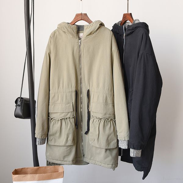 2018 women's dress autumn and winter new style korean-style cotton-padded clothes women's mid-length thick cotton-padded jacket, Blue;black
2018 women's dress autumn and winter new style korean-style cotton-padded clothes women's mid-length thick cotton-padded jacket, Blue;black