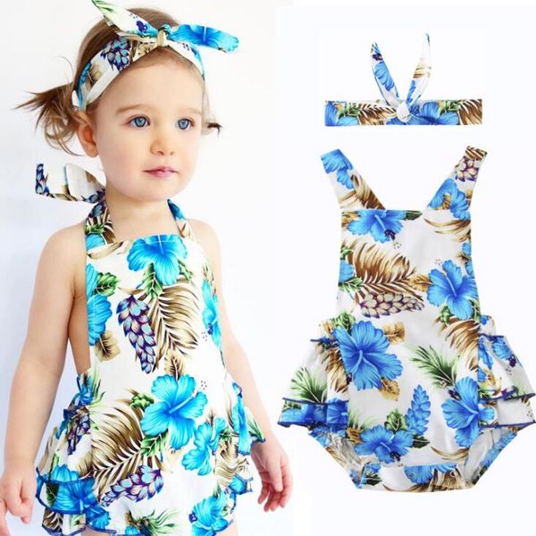 0-3t baby flower dress +hair band+pp pants girl ins cotton print sleeveless romper with bow girl ruffled jumpsuit kids designer clothes girs, Blue
0-3t baby flower dress +hair band+pp pants girl ins cotton print sleeveless romper with bow girl ruffled jumpsuit kids designer clothes girs, Blue