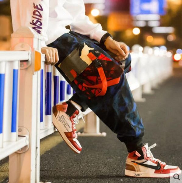 2019 new men's pants autumn camouflage overalls american hip hop fashion pants casual loose hallen, Black
2019 new men's pants autumn camouflage overalls american hip hop fashion pants casual loose hallen, Black
