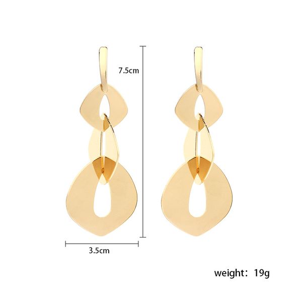 fashion-women earring high polished alloy geometric dangle earring trendy earrings for women party birthday christmas gift, Golden
fashion-women earring high polished alloy geometric dangle earring trendy earrings for women party birthday christmas gift, Golden
