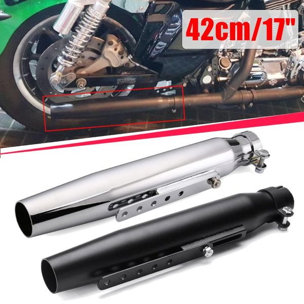 universal 17'' motorcycle exhaust muffler pipe tip retro vintage rear pipe tube exhause for bobbers cafe racer
universal 17'' motorcycle exhaust muffler pipe tip retro vintage rear pipe tube exhause for bobbers cafe racer