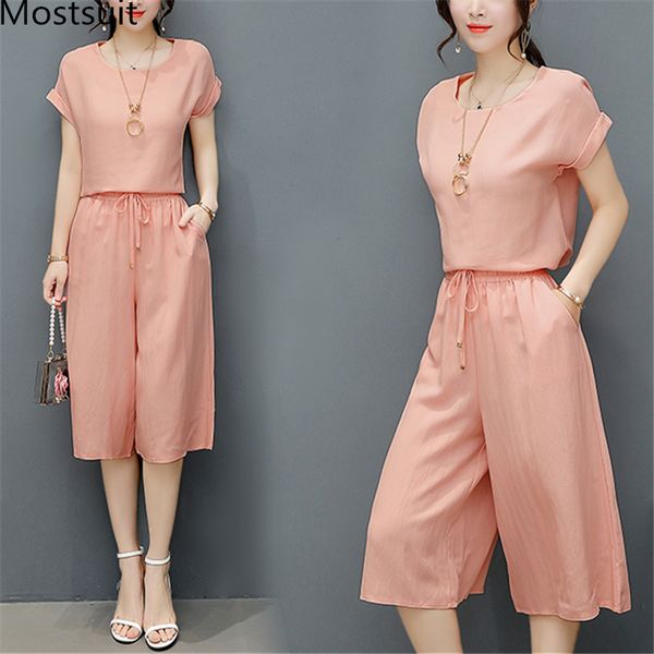 5xl summer two piece sets women short sleeve and cropped wide leg pants sets suits plus size casual women's set, White
5xl summer two piece sets women short sleeve and cropped wide leg pants sets suits plus size casual women's set, White