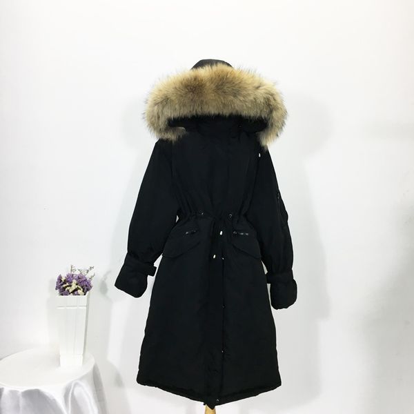 women's down & parkas large raccoon dog fur collar white duck jackets women coats 2021 autumn winter, Black
women's down & parkas large raccoon dog fur collar white duck jackets women coats 2021 autumn winter, Black