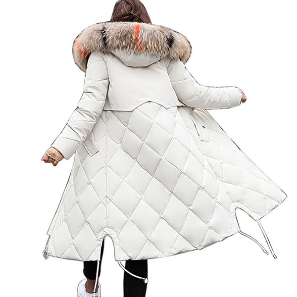 big fur winter coat tide women parka jackets fashion women stitching slim long winter coat down cotton ladies parka down jacket, Black
big fur winter coat tide women parka jackets fashion women stitching slim long winter coat down cotton ladies parka down jacket, Black