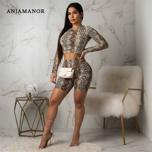anjamanor мода sexy 2 шт набор женщин змея печати с длинным рукавом урожай лучших и шорты байкер соответствующие наборы клуб наряды d91-ab82, White
anjamanor мода sexy 2 шт набор женщин змея печати с длинным рукавом урожай лучших и шорты байкер соответствующие наборы клуб наряды d91-ab82, White