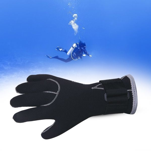 3mm neoprene snorkeling gloves non slip warm gloves for diving swimming
