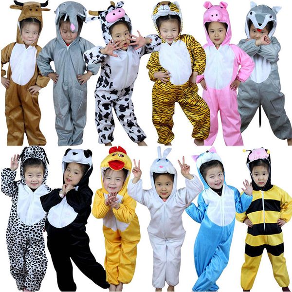 

kids animal costume giraffe bee zebra monkey horse anime cosplay jumpsuits clothing hallowmas costume carnival party birthday, Black;red