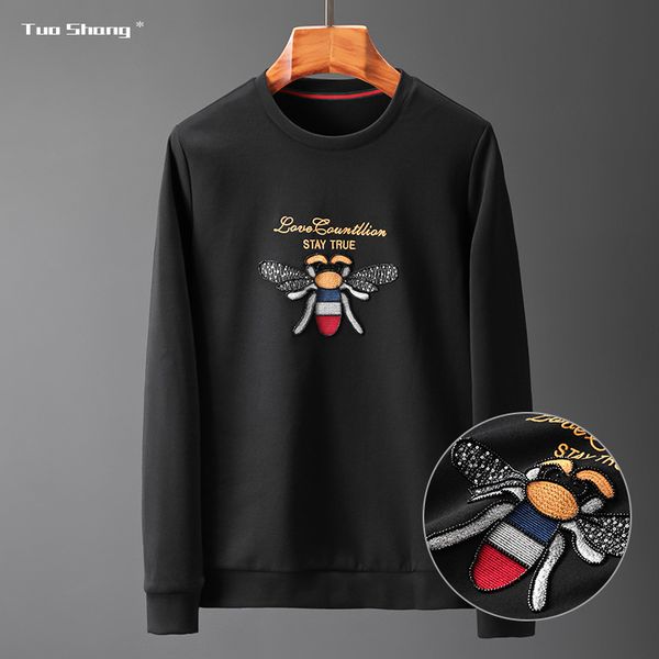 2019 bee embroidery mens hoodies sweatshirts pullover slim full casual fleece streetwear hoodie men vetement homme, Black
2019 bee embroidery mens hoodies sweatshirts pullover slim full casual fleece streetwear hoodie men vetement homme, Black