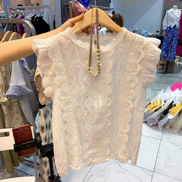 neploe white sleeveless lace shirt 2020 spring summer new turtleneck blouse hook hollow-out short women blusas 59209
neploe white sleeveless lace shirt 2020 spring summer new turtleneck blouse hook hollow-out short women blusas 59209