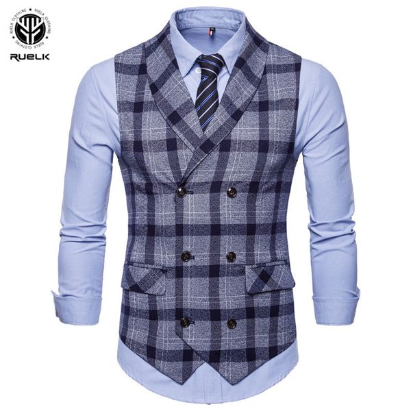 ruelk 2020 men business casual waistcoat slim fit sleeveless v-neck deep color thick stripes suit vest lapel suit vest, Black;white
ruelk 2020 men business casual waistcoat slim fit sleeveless v-neck deep color thick stripes suit vest lapel suit vest, Black;white