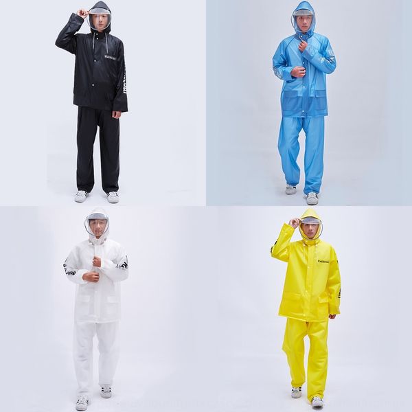 suit men's men's raincoat suit knight rain-pro thickened riding body waterproof a whole set of plastic split raincoat men, Red;brown
suit men's men's raincoat suit knight rain-pro thickened riding body waterproof a whole set of plastic split raincoat men, Red;brown