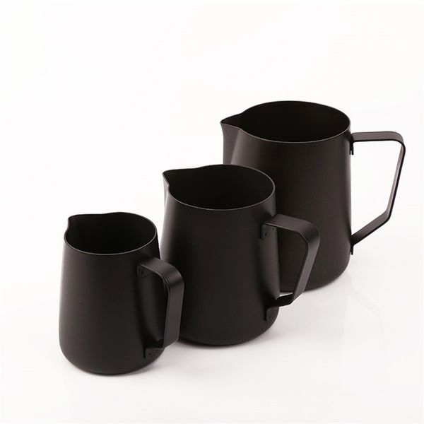 coffee pots non-stick stainless steel milk frothing pitcher espresso pot barista craft latte cream jug maker
coffee pots non-stick stainless steel milk frothing pitcher espresso pot barista craft latte cream jug maker