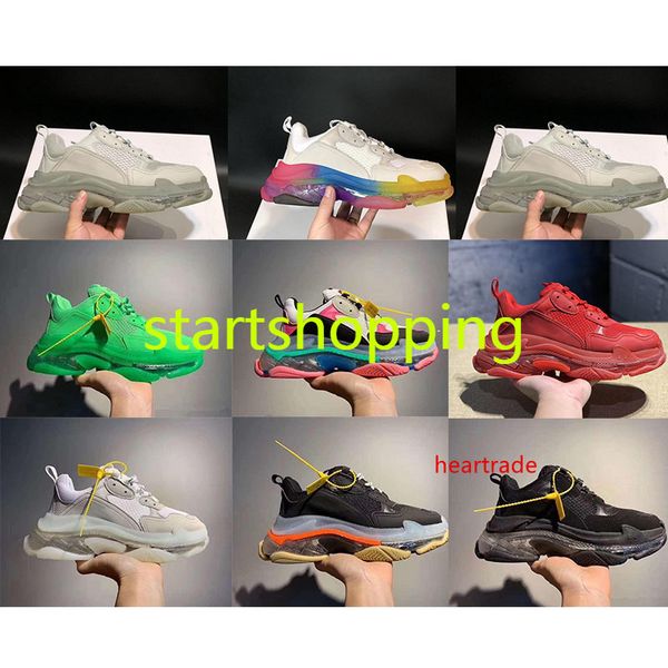 2020 paris 17fw green crystal bottom triple-s running shoes clear sole dad shoes platform shoes for men vintage kanye old grandpa trainer
2020 paris 17fw green crystal bottom triple-s running shoes clear sole dad shoes platform shoes for men vintage kanye old grandpa trainer