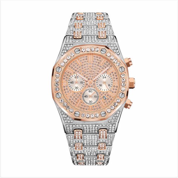womens mens luxe wach fashion diamonds stainless steel clock quartz movement waterproof watches men's fashion wristwatches 18, Slivery;brown
womens mens luxe wach fashion diamonds stainless steel clock quartz movement waterproof watches men's fashion wristwatches 18, Slivery;brown