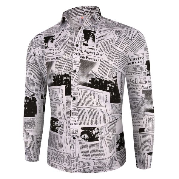 2019 mens slim fit unique neckline stylish dress joining together long sleeve casual shirts mens shirt camisa turn-down collar, White;black
2019 mens slim fit unique neckline stylish dress joining together long sleeve casual shirts mens shirt camisa turn-down collar, White;black