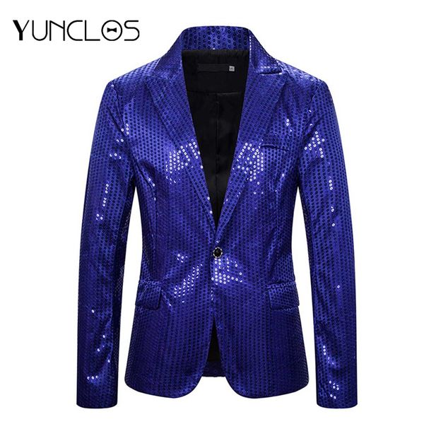 yunclos single breasted sequin stage suit singer stage performance men's wedding party hip hop suit costume blazer, White;black
yunclos single breasted sequin stage suit singer stage performance men's wedding party hip hop suit costume blazer, White;black