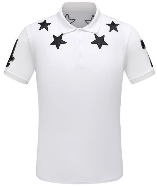 tide brand fashion mens designer new classic wild men shirts comfortable five-pointed star printing man pure cotton polo shirt, White;black
tide brand fashion mens designer new classic wild men shirts comfortable five-pointed star printing man pure cotton polo shirt, White;black