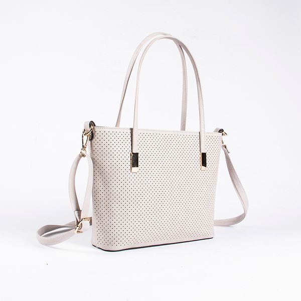 100%pvc rice white fashion lady handbag custom crossbody clear pvc tote bag