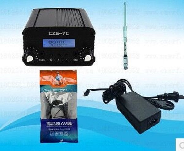 1w/7w stereo pll fm transmitter broadcast radio station cze-7c 76-108mhz + tnc antenna + power s+audio cable+ antenna
1w/7w stereo pll fm transmitter broadcast radio station cze-7c 76-108mhz + tnc antenna + power s+audio cable+ antenna