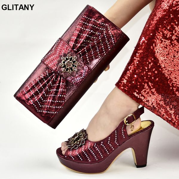 fashion italian in women bag and shoes set italy ladies shoes with matching bags set women high heels decorated with appliques, Black
fashion italian in women bag and shoes set italy ladies shoes with matching bags set women high heels decorated with appliques, Black