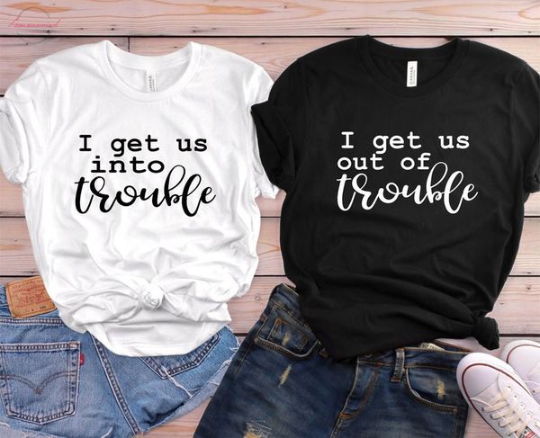 i get us into trouble friend women tshirt cotton casual funny t shirt for lady girl tee hipster tumblr, White
i get us into trouble friend women tshirt cotton casual funny t shirt for lady girl tee hipster tumblr, White