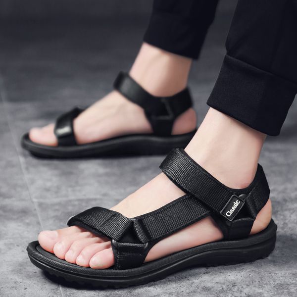 sandals summer men casual shoe masculina sandalias hombre thick bottomed zapatos de mens fashion, Black
sandals summer men casual shoe masculina sandalias hombre thick bottomed zapatos de mens fashion, Black