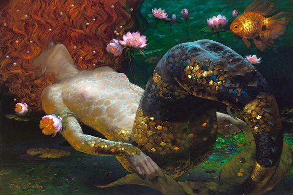 mermaid naked red hair fish home decor handpainted &hd print oil paintings on canvas wall art pictures 191105
mermaid naked red hair fish home decor handpainted &hd print oil paintings on canvas wall art pictures 191105
