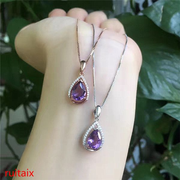 kjjeaxcmy boutique jewels 925 sterling silver inlaid with gem natural drop amethyst necklace + pendant jewelry
kjjeaxcmy boutique jewels 925 sterling silver inlaid with gem natural drop amethyst necklace + pendant jewelry