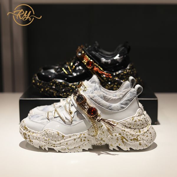 ry-relaa women fashion sneakers women 2018 luxury genuine leather womens shoes ins style rhinestone white shoes glitter sneakers y200424, Black
ry-relaa women fashion sneakers women 2018 luxury genuine leather womens shoes ins style rhinestone white shoes glitter sneakers y200424, Black