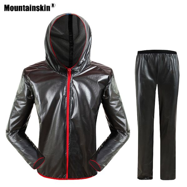 mountainskin men's cycling raincoat rain pants outdoor sports bike jacket trouser suits waterpoof hiking running male sets va609, Blue;black
mountainskin men's cycling raincoat rain pants outdoor sports bike jacket trouser suits waterpoof hiking running male sets va609, Blue;black