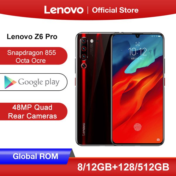 Global ROM Lenovo Z6 Pro 8GB 128GB 512GB Snapdragon 855 окт Ядро Smartphone 6,39
Global ROM Lenovo Z6 Pro 8GB 128GB 512GB Snapdragon 855 окт Ядро Smartphone 6,39