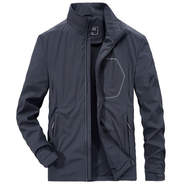 mens designer simple stand collar quick-drying outdoor leisure jacket 88035, Black;brown
mens designer simple stand collar quick-drying outdoor leisure jacket 88035, Black;brown
