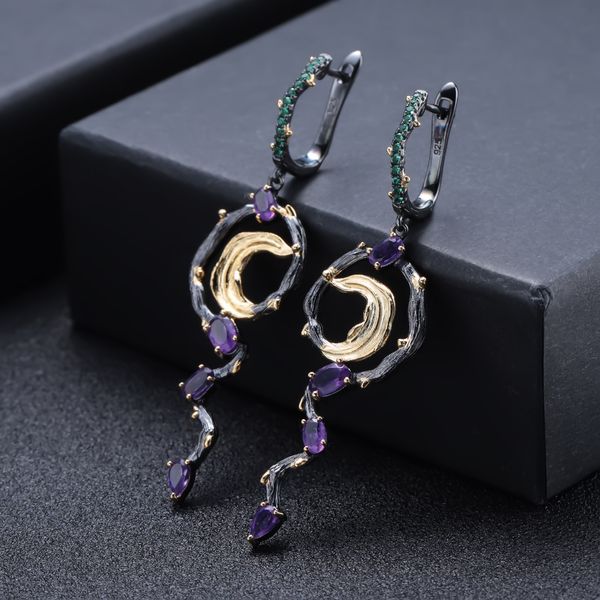 gem's ballet 925 sterling silver 2.76ct natural amethyst jewelry handmade vintage spiral crescent for women fine jewelry set
gem's ballet 925 sterling silver 2.76ct natural amethyst jewelry handmade vintage spiral crescent for women fine jewelry set