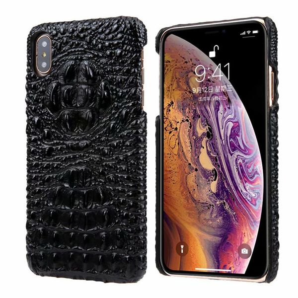 Top Luxury Designer Crocodile Head Genuine Leather Back Cases For iPhone X XS Max XR 8 7 6 6S Plus Cover for Samsung S10 S10e S9 S8 Note 9
Top Luxury Designer Crocodile Head Genuine Leather Back Cases For iPhone X XS Max XR 8 7 6 6S Plus Cover for Samsung S10 S10e S9 S8 Note 9