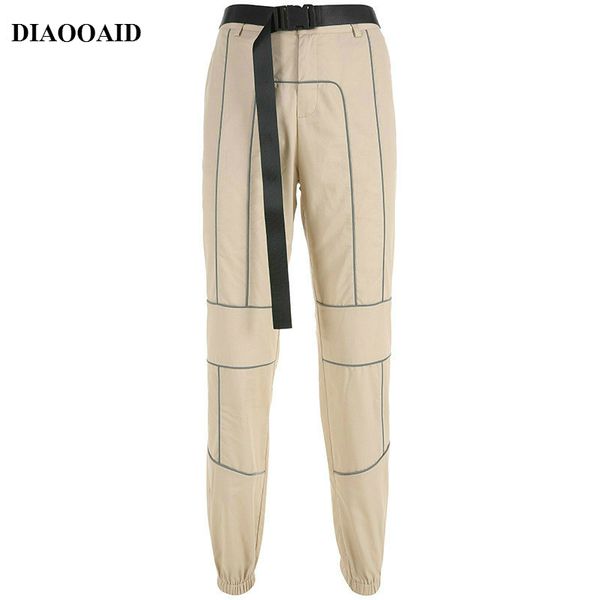 diaooaid spring 2019 women's pants new fashion street tend female loose reflective stitching casual overalls women's trousers, Black;white
diaooaid spring 2019 women's pants new fashion street tend female loose reflective stitching casual overalls women's trousers, Black;white